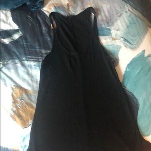 Black tank top